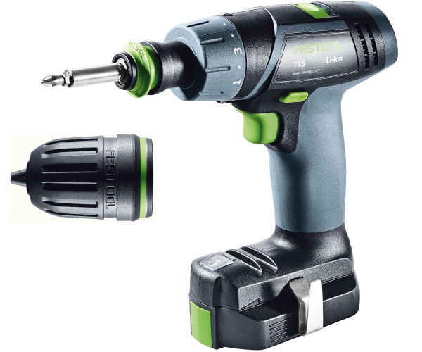 Taladro atornillador a batería FESTOOL TXS 2,6-Plus 199€ +IVA