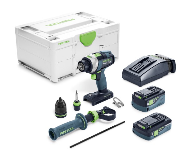 Taladro atornillador de percusión a batería FESTOOL QUADRIVE TPC 18/4 5,2/4,0 I-Plus