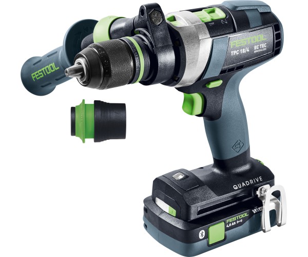 Taladro atornillador de percusión a batería FESTOOL QUADRIVE TPC 18/4 5,2/4,0 I-Plus