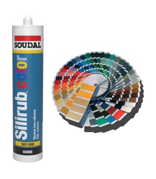 Silicona neutra SOUDAL Silirub Color 3,35€ (sin iva)