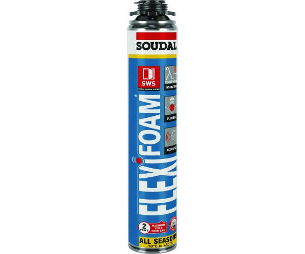 Flexifoam espuma de PU  de última generación Soudal