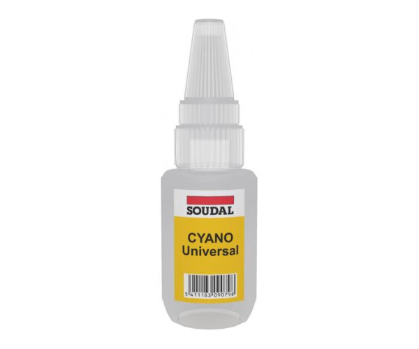 Adhesivo Cyano Universal Soudal 50 gr 5,45€ (Iva Incluido)