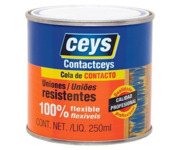 Cola de contacto Ceys (Uso general) 100% Flexible.