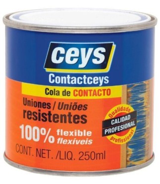 Cola de contacto Ceys (Uso general) 100% Flexible.