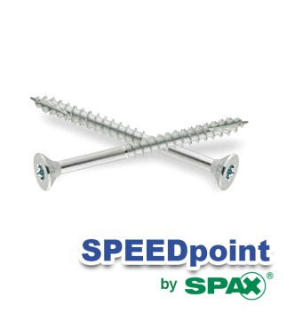 Tirafondo Torx Speedpoint by Spax Zincado