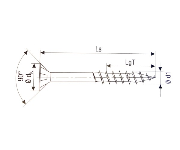 Tirafondo TORX SPAX